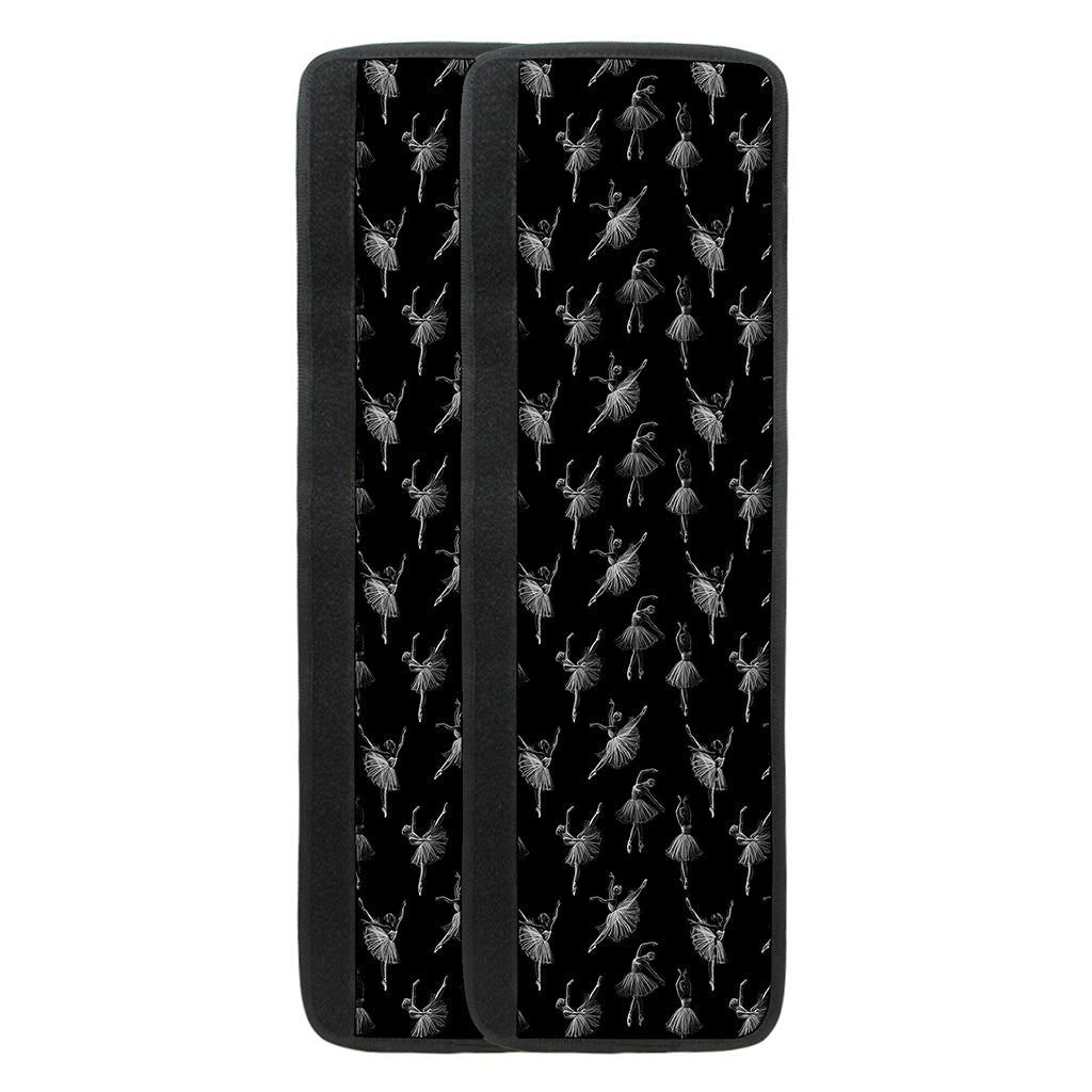 Black And White Ballet Pattern Print Refrigerator Handle Covers