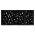 Black And White Ballet Pattern Print Trifold Wallet