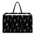 Black And White Ballet Pattern Print Utility Tote Bag
