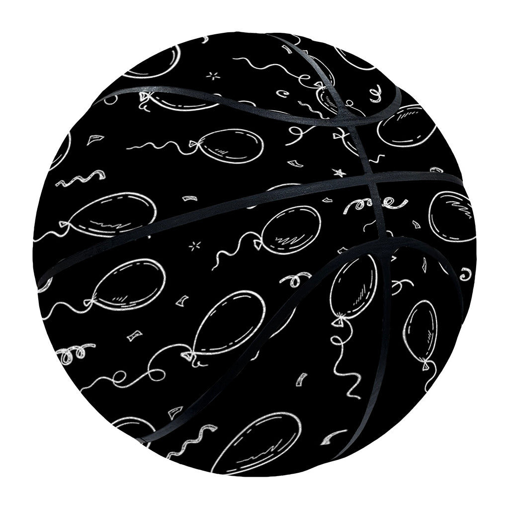 Black And White Balloon Pattern Print Basketball