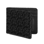 Black And White Balloon Pattern Print Bifold Wallet