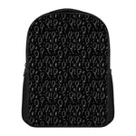 Black And White Balloon Pattern Print Casual Backpack