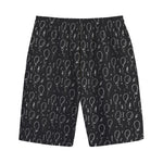 Black And White Balloon Pattern Print Cotton Shorts