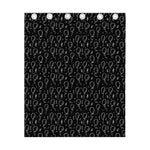 Black And White Balloon Pattern Print Curtain