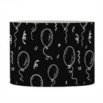 Black And White Balloon Pattern Print Drum Lamp Shade