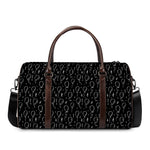 Black And White Balloon Pattern Print Duffle Bag