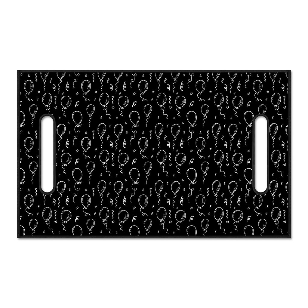 Black And White Balloon Pattern Print Golf Cart Seat Cover