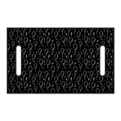 Black And White Balloon Pattern Print Golf Cart Seat Cover