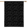 Black And White Balloon Pattern Print House Flag