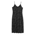 Black And White Balloon Pattern Print Jersey Midi Cami Dress
