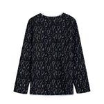Black And White Balloon Pattern Print Long Sleeve Short Coat