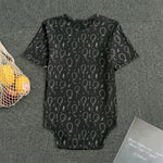 Black And White Balloon Pattern Print Men's Bodysuit