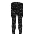 Black And White Balloon Pattern Print Men's Leggings