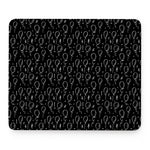 Black And White Balloon Pattern Print Mouse Pad
