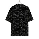 Black And White Balloon Pattern Print Rayon Hawaiian Shirt