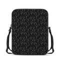 Black And White Balloon Pattern Print Rectangular Crossbody Bag