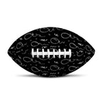Black And White Balloon Pattern Print Rugby Ball