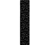 Black And White Balloon Pattern Print Table Runner