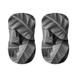 Black And White Banana Leaf Print Bar Stool Covers