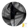 Black And White Banana Leaf Print Basketball