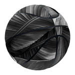 Black And White Banana Leaf Print Basketball