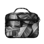 Black And White Banana Leaf Print Briefcase Bible Bag