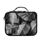 Black And White Banana Leaf Print Briefcase Bible Bag