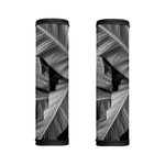 Black And White Banana Leaf Print Handle Covers