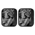Black And White Banana Leaf Print Handle Covers
