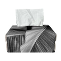 Black And White Banana Leaf Print Rectangle Tissue Box Cover