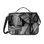 Black And White Banana Leaf Print Shoulder Strap Bible Bag