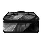 Black And White Banana Leaf Print Small Lunch Bag