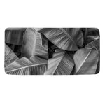 Black And White Banana Leaf Print Towel