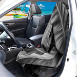 Black And White Banana Leaf Print Waterproof Car Seat Cover