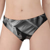 Black And White Banana Leaf Print Women's Panties