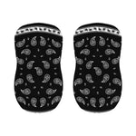 Black And White Bandana Print Bar Stool Covers
