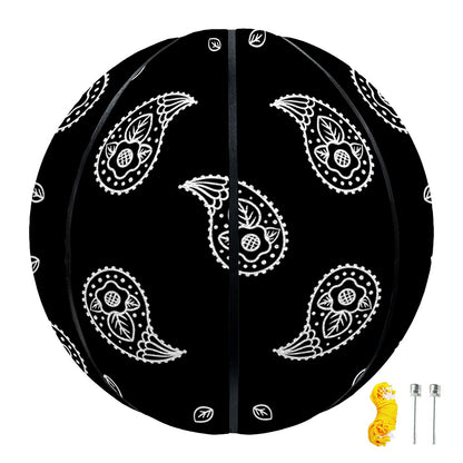 Black And White Bandana Print Basketball