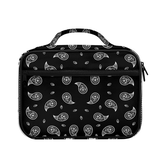 Black And White Bandana Print Briefcase Bible Bag