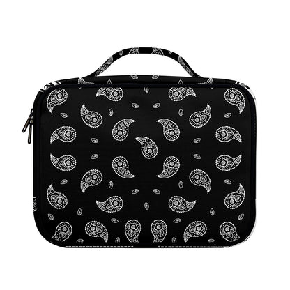 Black And White Bandana Print Briefcase Bible Bag