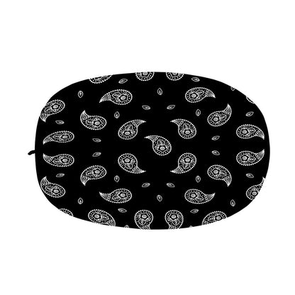 Black And White Bandana Print Car Side Mirror Covers