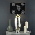 Black And White Bandana Print Drum Lamp Shade