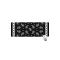 Black And White Bandana Print Extended Mouse Pad