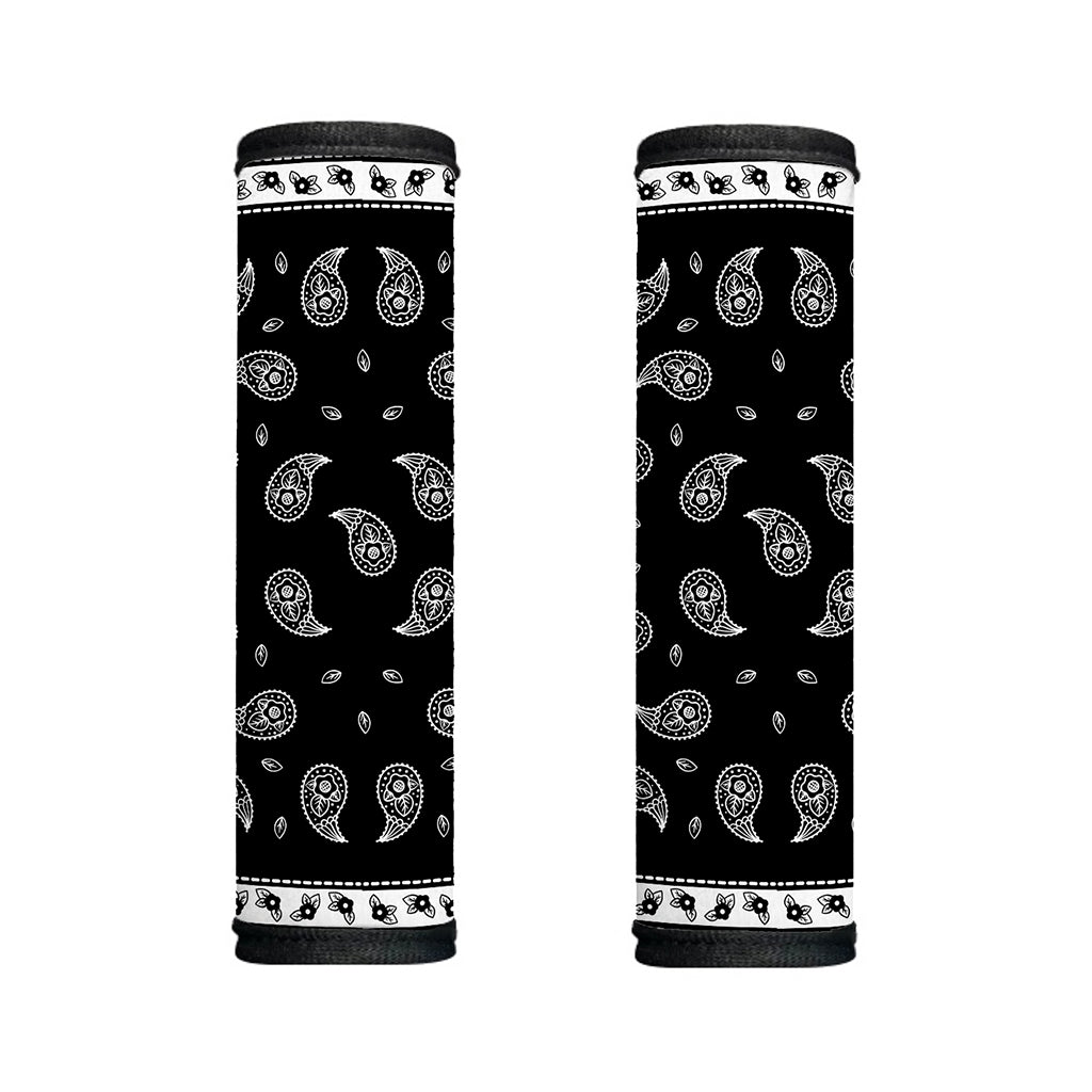 Black And White Bandana Print Handle Covers