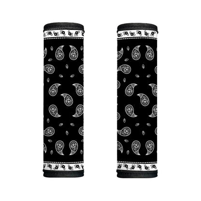 Black And White Bandana Print Handle Covers