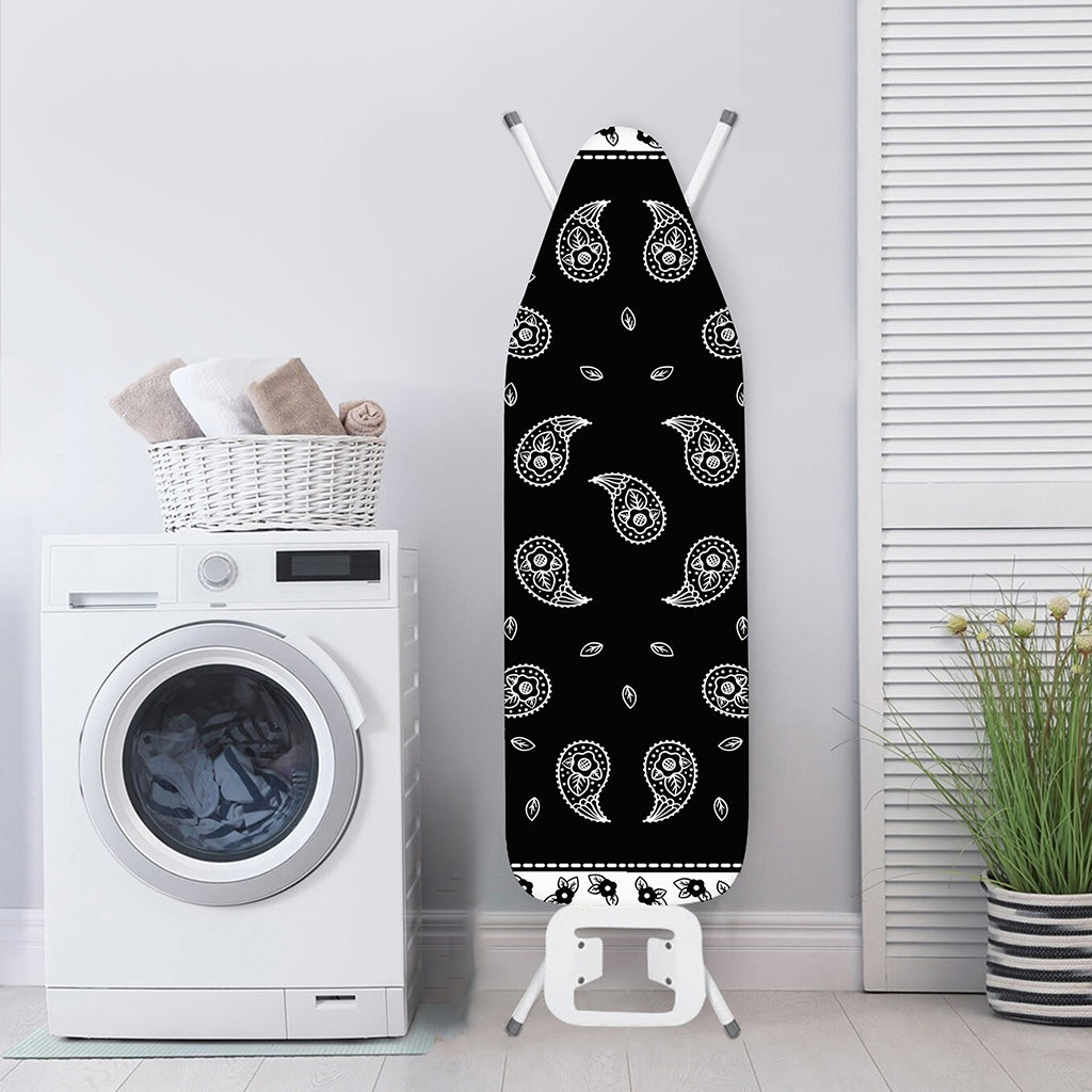 Black And White Bandana Print Ironing Board Cover