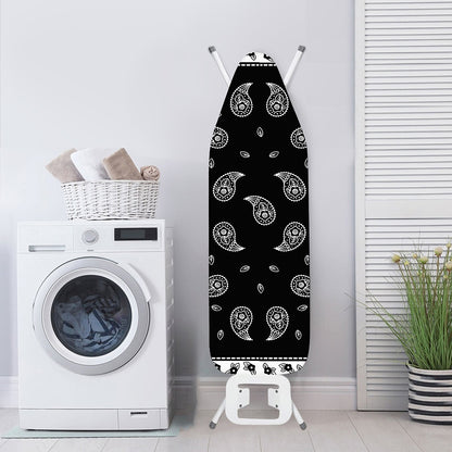Black And White Bandana Print Ironing Board Cover