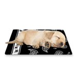 Black And White Bandana Print Pet Cooling Mat Cover