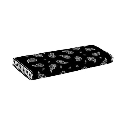 Black And White Bandana Print Piano Keyboard Cover