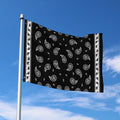 Black And White Bandana Print Polyester Flag