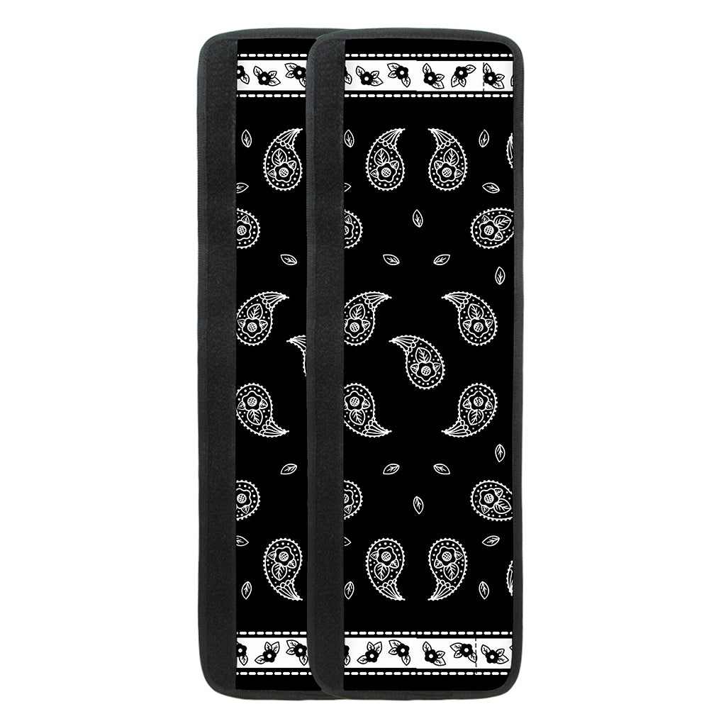 Black And White Bandana Print Refrigerator Handle Covers